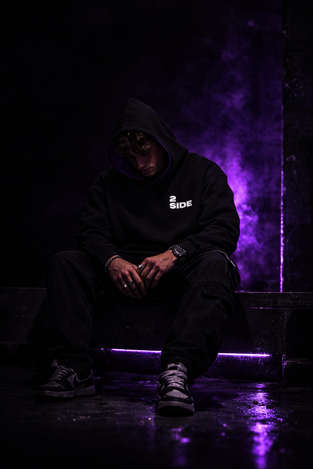 2SIDE - Black & Purple